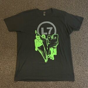 Tultex L7 Men’s L Large Neon Band Tee T-Shirt